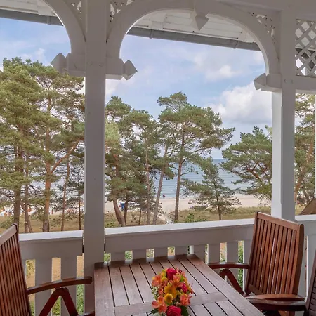 Strandidyll Ap 10, Balkon Mit Meerblick, Strandkorb Binz